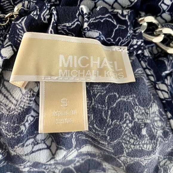 Michael Michael Kors Sleeveless Halter Dress Chain Neck Women's Small - Picture 7 of 10